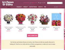 Tablet Screenshot of lutcherflowers.net